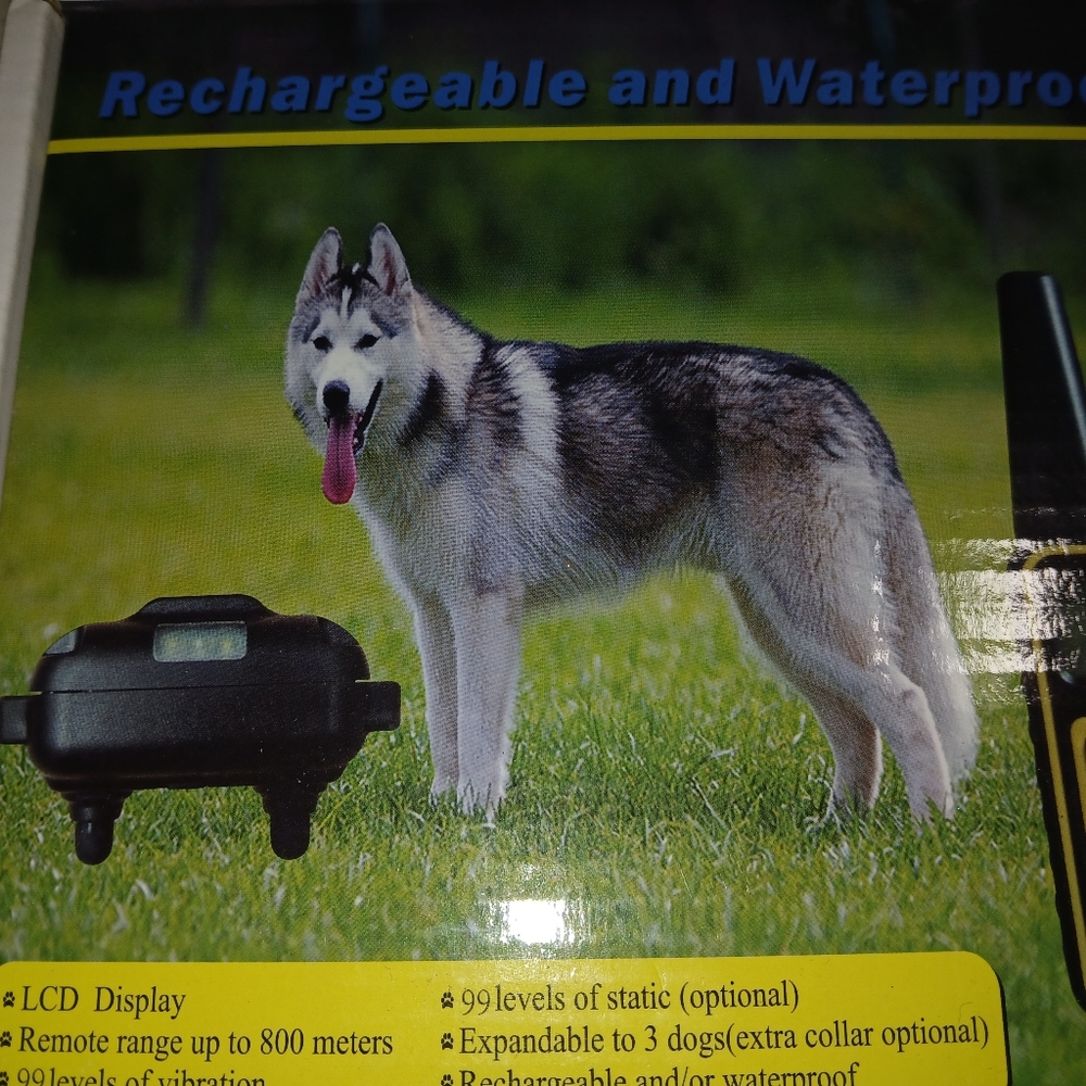 Rechargeable Waterproof Dog Collar
